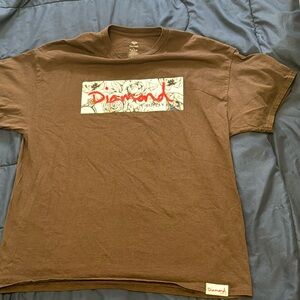 Brown xl diamond supply shirt